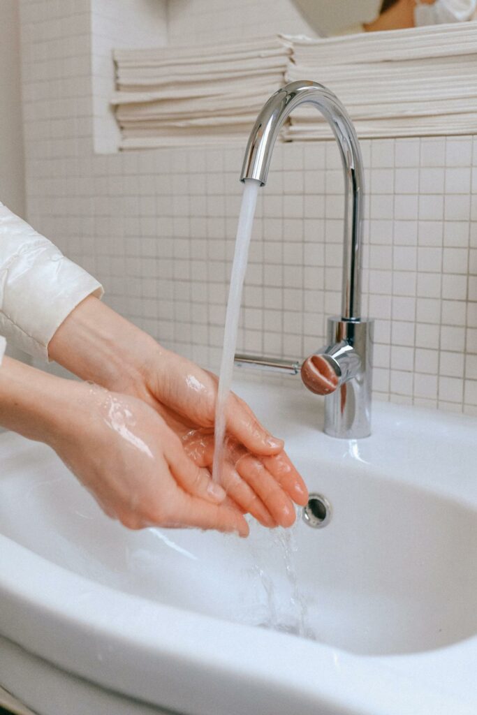 Photo illustrant le lavage des mains - PEXELS